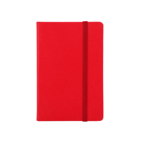 Nektar Taschen Agenda , Rot , Dichtungsreifen, selbsttrennendes, gestreiftes undatiertes Blatt, 9,5 x 14 cm