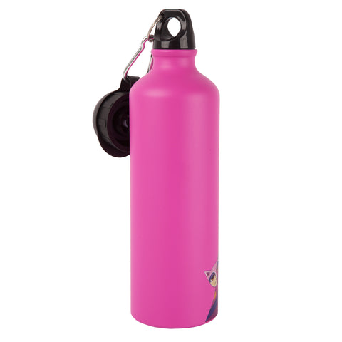 Biggdesign Owl And City Aluminum Water Bottle, 750 ml