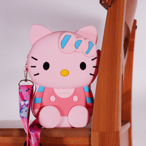 Ogi Mogi Toys Silikon-Rosa-Katzen-Schultertasche