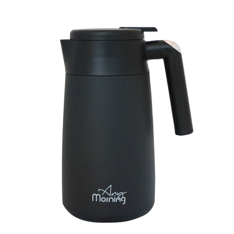 Any Morning Thermos Isolierkanne, Schwarz