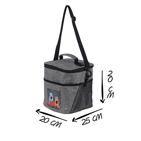 Biggdesign Cats cool bag, gray, 10 L