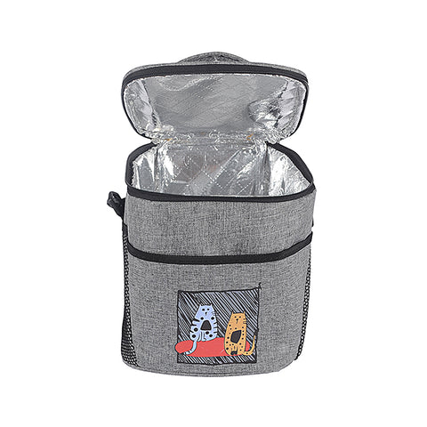 Biggdesign Cats cool bag, gray, 10 L