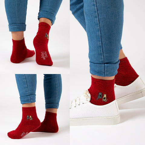 Biggdesign women's glitter socks set