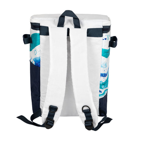 Anemoss Marine Collection Waves Kühlrucksack, Weiß