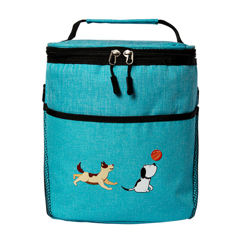Biggdesign Dogs Cooler Bag, Turquoise, 10 L