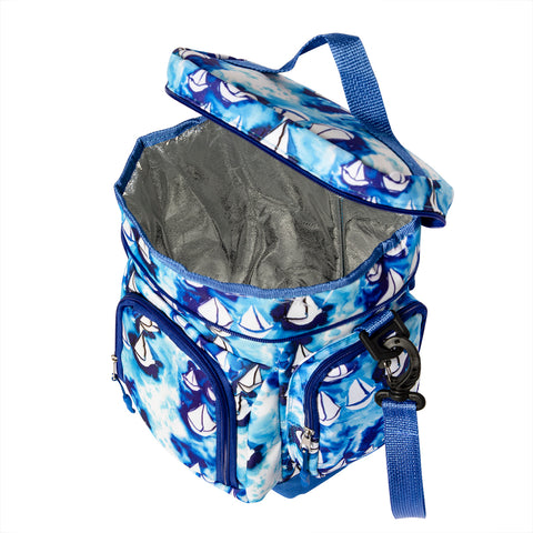 Anemoss Marine Collection Sailboat Kühltasche, Thermo Lunchbox, Blau
