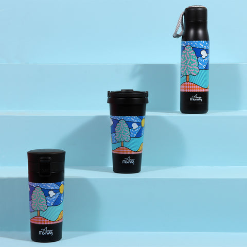 Any Morning thermal mug with handle and lid, 500 ml