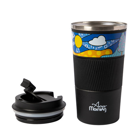 Any Morning Thermos Mug, Stainless Steel Coffee Mug, 500 ml
