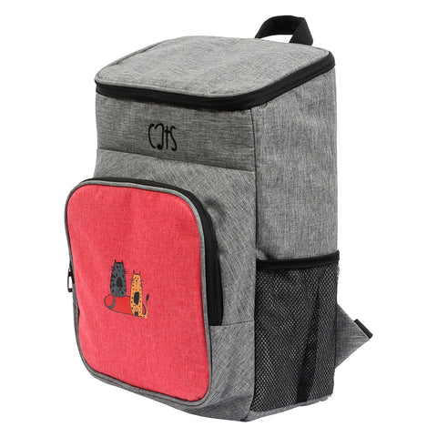 Biggdesign Cats gray cooler backpack
