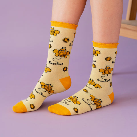 Milk&Moo Buzzy Bee and Chancin 4 Paar Socken für Mutter