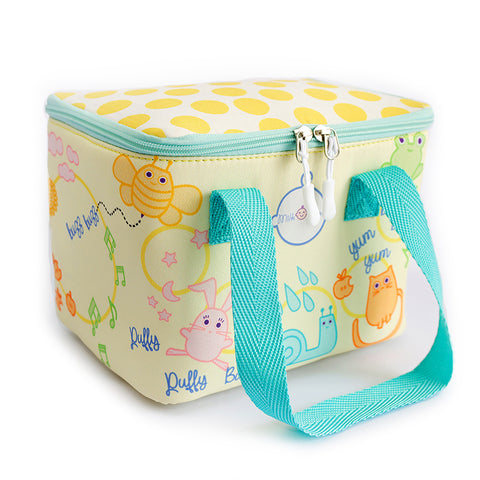 Milk&Moo Lunchbox, Lunchtasche, Brotdose, Kühltasche, Gelb