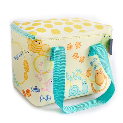 Milk&Moo lunch box, lunch bag, lunch box, cooler bag, yellow