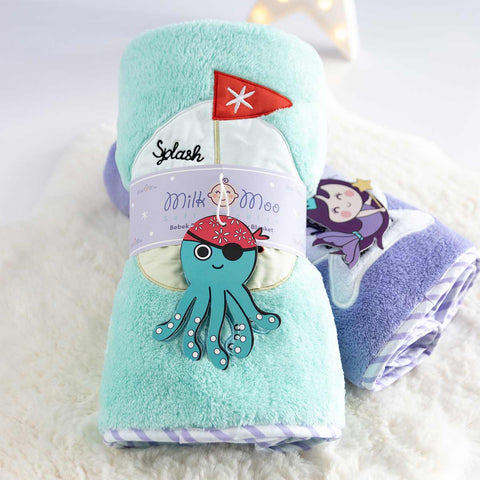Milk&Moo Sailor Octopus Babykuscheldecke Atmungsaktiv ab 0 monate