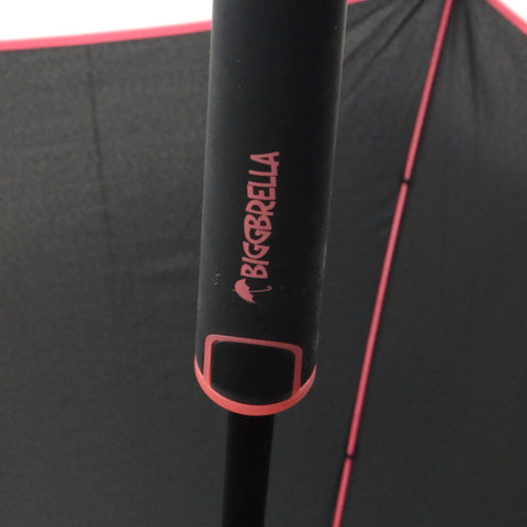 Biggbrella Schwarz/Rosa Regenschirm, 105cm