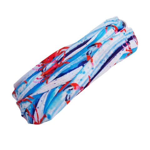 Anemoss Marine Collection Crab Kopftuch, Unisex Haarschmuck, 25,5x50 cm