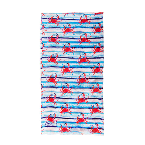 Anemoss Marine Collection Crab Kopftuch, Unisex Haarschmuck, 25,5x50 cm