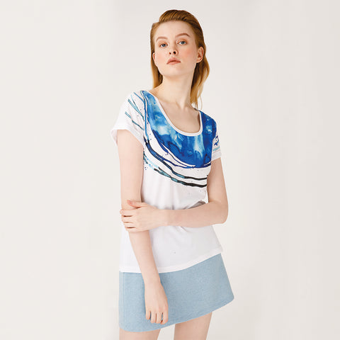 Anemoss Marine Collection Route Damen T-Shirt, M