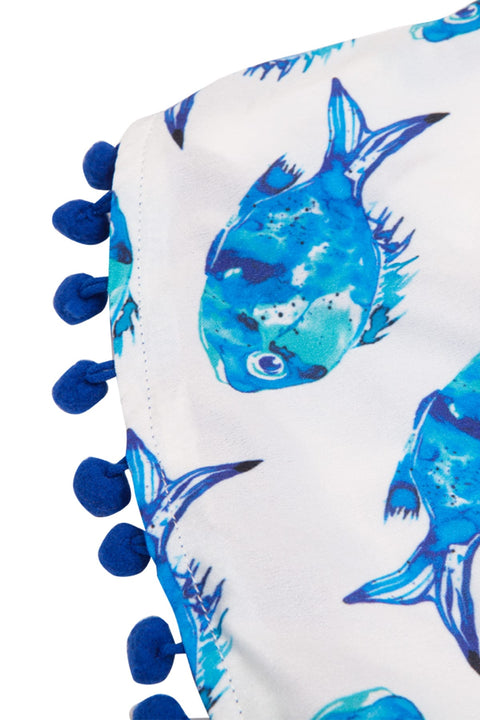 Anemoss Marine Collection Aquarium Kurze Damenhose, L
