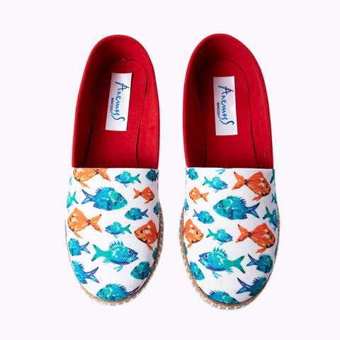 Anemoss Marine Collection Aquarium Damenschuhe, 37