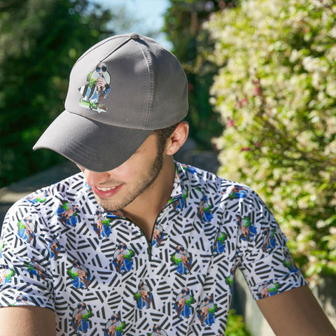 BiggDesign Nature graue Snapback Cap