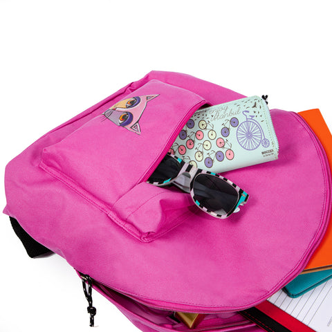 Biggdesign Owl and City Mini Backpack, Pink