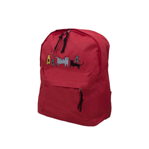 Biggdesign Cats Mini Rucksack, Rot