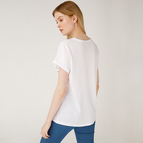 Anemoss Marine Collection Sailor Girl Damen T-Shirt, M
