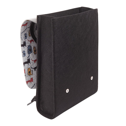 Biggdesign Cats Rucksack aus Filz, Tagesrucksack für Jeden Anlass, Bunt
