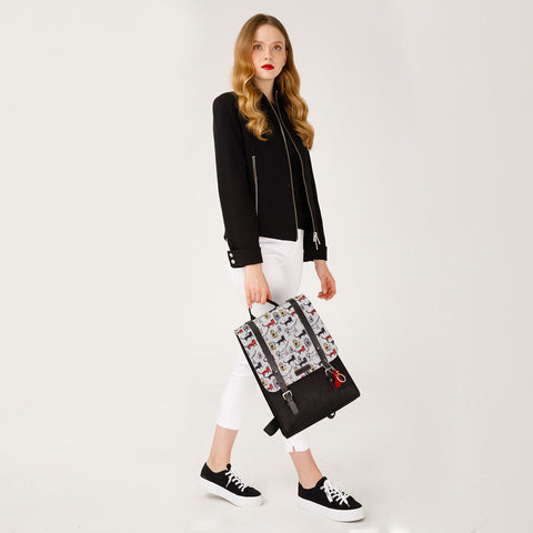Biggdesign Cats Rucksack aus Filz, Tagesrucksack für Jeden Anlass, Bunt