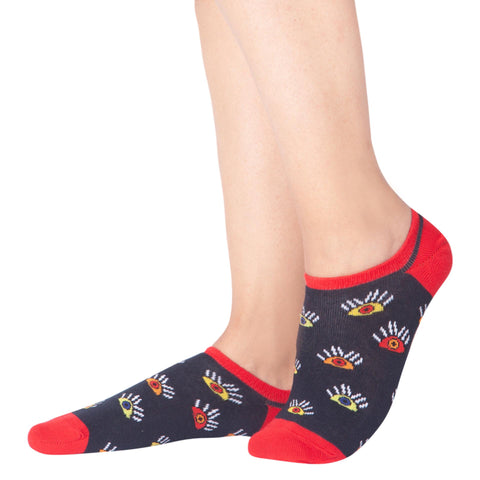 Biggdesign My Eyes On You Damen Sneaker Socken Set