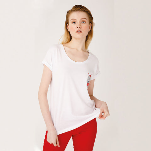 Biggdesign Taschenkatzenmuster T-Shirt