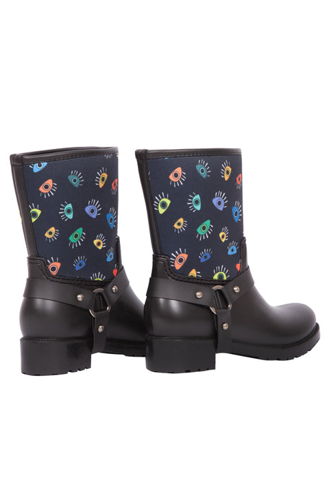 BiggDesign Eyes on You Frauenstiefel, Größe 37