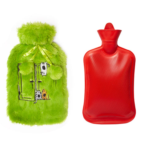 Biggdesign Green Cats hot water bottle