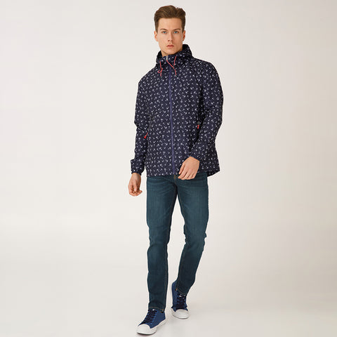 Anemoss Marine Collection Anchor Herren Regenmantel, L