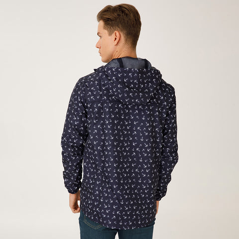 Anemoss Marine Collection Anchor Herren Regenmantel, XL