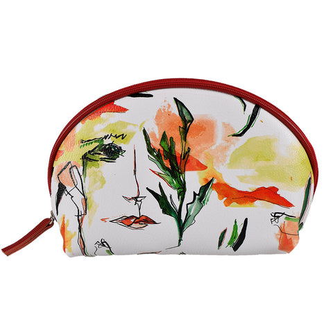 Biggdesign Faces women's cosmetic bag, colorful, 18 x 9 cm