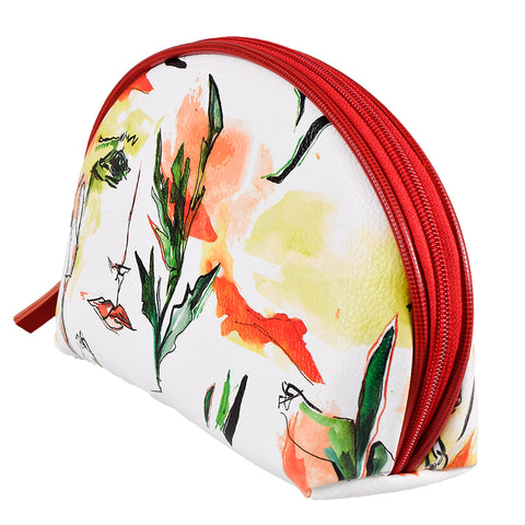 Biggdesign Faces Damen Kosmetiktasche, Bunt, 18 x 9 cm