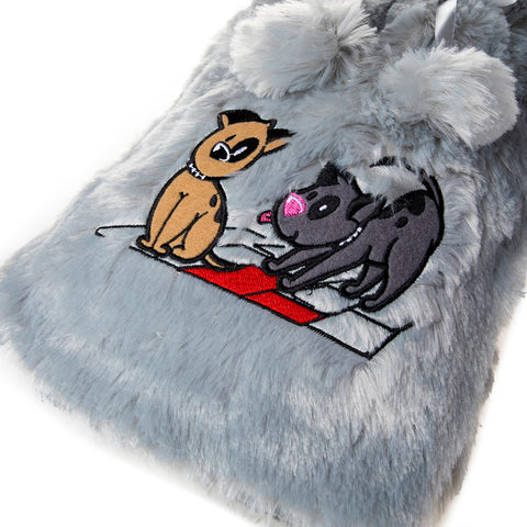 Biggdesign Gray Dogs hot water bottle