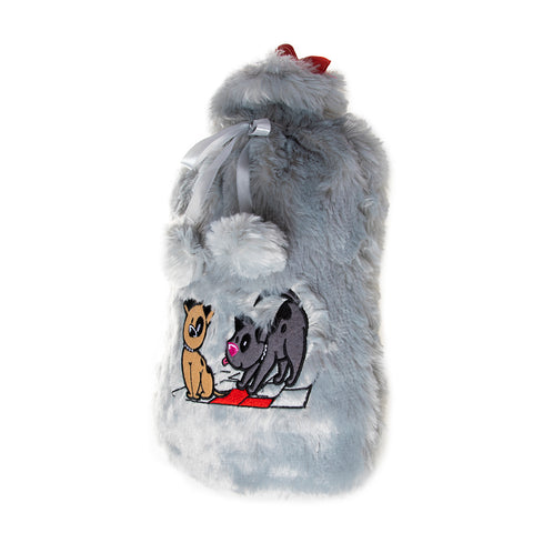 Biggdesign Gray Dogs hot water bottle