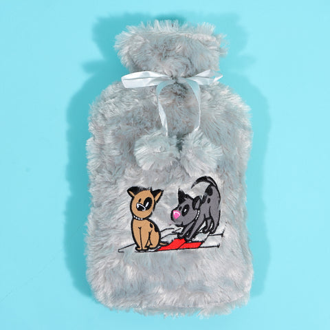 Biggdesign Gray Dogs hot water bottle