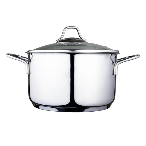 Serenk Modernist cooking pot, casserole dish, stainless steel pot, Ø 20 cm - 2.5 L