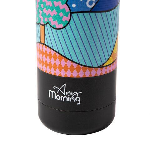 Any Morning Trinkflasche, Edelstahl Thermosflasche, 600 ml