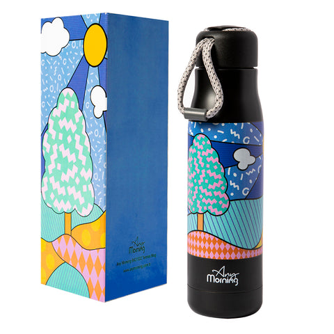 Any Morning Trinkflasche, Edelstahl Thermosflasche, 600 ml