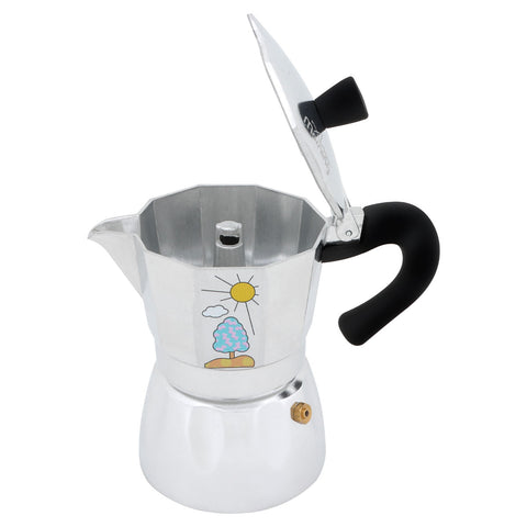 Any Morning Hes-6 Espresso Maker, Mocha Pot for Any Occasion, 6 Cups, 240ml