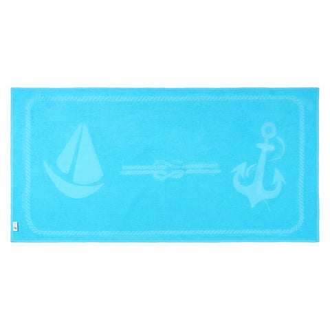 Anemoss Sail Strandhandtuch 70x140 cm Türkis