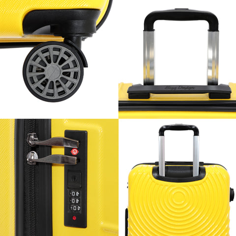 Biggdesign Cats Suitcase Small Yellow