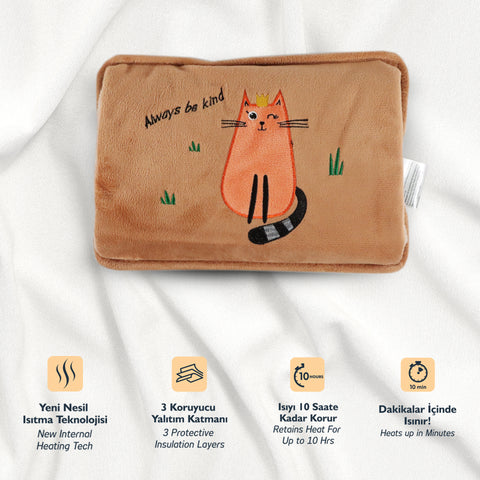 Biggdesign Cats Child Cat Electric Hot Water Bottle