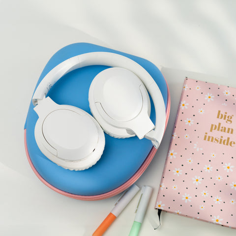 Moodix KO23NB1701W ANC Bluetooth On-Ear-Kopfhörer, Weiß