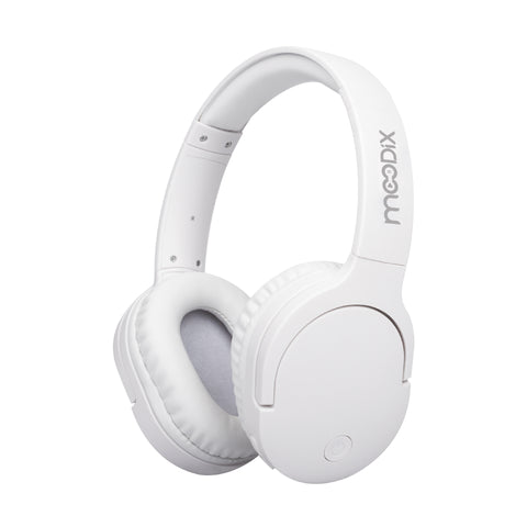 Moodix KO23BT1100W Bluetooth On-Ear-Kopfhörer, Weiß