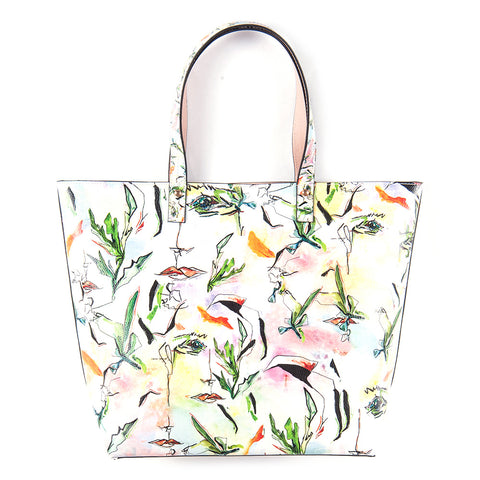 Biggdesign Faces women's crossbody bag, shoulder bag made of PU leather
